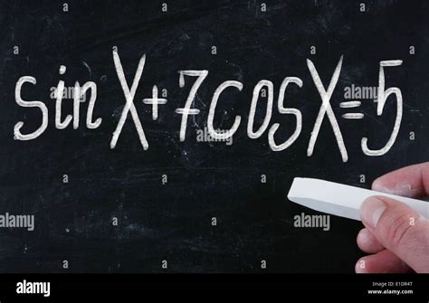 math on blackboard Stock Photo - Alamy