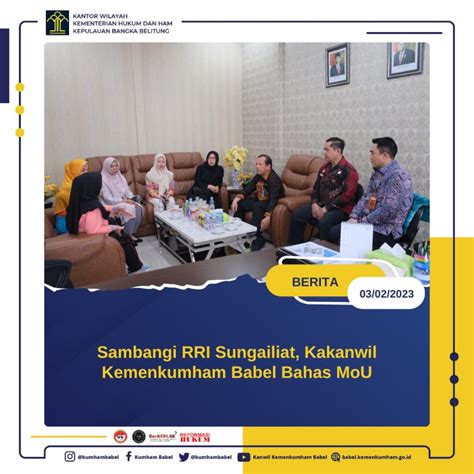 Lapas Kelas Iia Pangkalpinang On Twitter Sambangi Rri Sungailiat