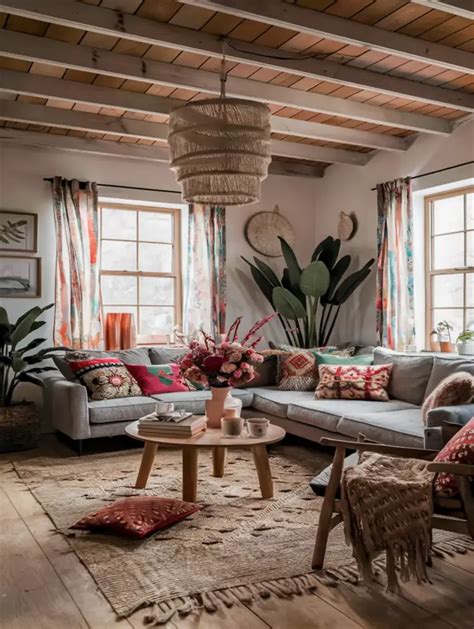 25 Cozy Boho Living Room Ideas