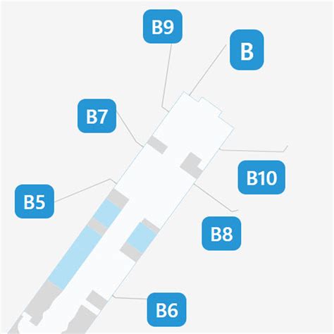 Albany Airport Concourse B Map & Guide