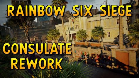 Consulate Rework Comparison Rainbow Six Siege All Rooms Youtube