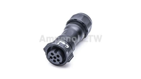 Cb 06bffa Ql8mp0 Amphenol Industrial Circular Connector 6 Contacts Cable Mount Socket