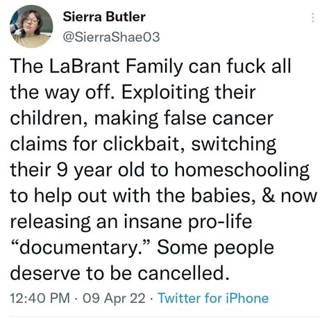 The LaBrant family released a disgusting anti-choice documentary today ...