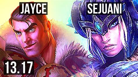 JAYCE Vs SEJU TOP 800 Games 8 2 6 Legendary KR Diamond 13 17