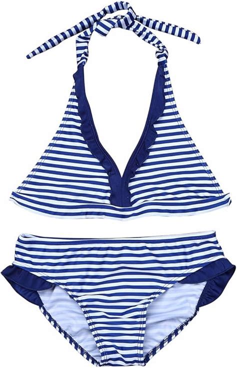 Freebily V Tement Fille Maillot De Bain Licou Pi Ces Bikini