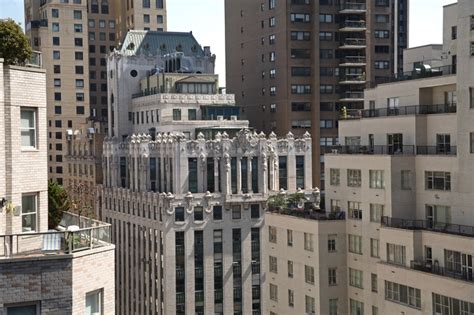 Midtown NYC skyline from the Claridges building 101 West 55th Street ...