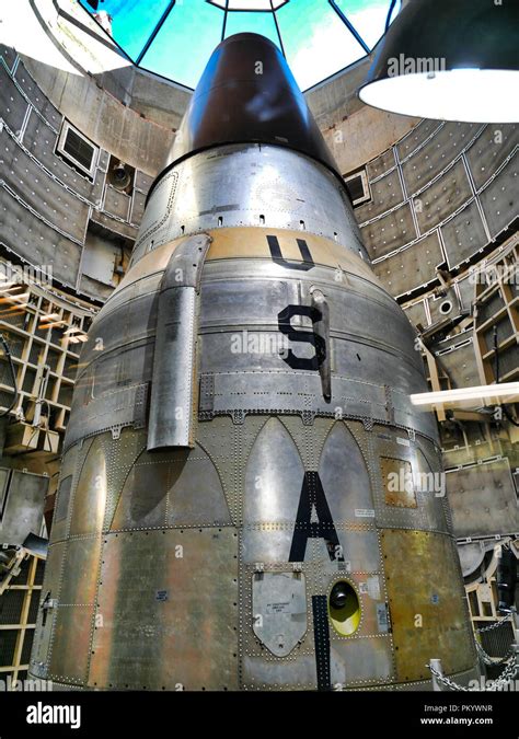 Missile And Command Center In The Titan Missile Museum In Tucson