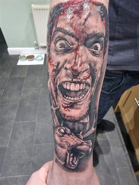 My evil dead tattoo I had earlier this year 🤟 : r/EvilDead