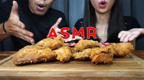 Mukbang Asmr Fried Chicken Eating Sounds Youtube