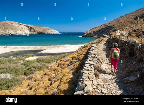 Greece Cyclades Archipelago Andros Island Hike Number 6 Between