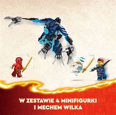 Klocki LEGO NINJAGO Mech żywiołu ognia Kaia 71808 Sklep Dla dziecka