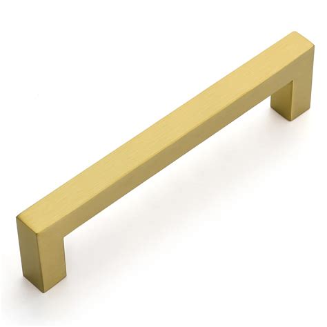 Buy OYX 10 Pack 5 Inch Brushed Brass Cabinet Pulls Gold Drawer Pulls