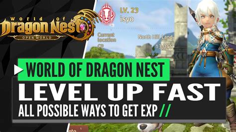 World Of Dragon Nest Fast Leveling Guide