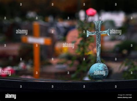 cemetery, cross, cemeteries, crosses Stock Photo - Alamy