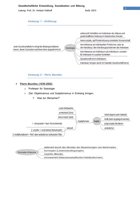 Soziologie Kalthoff Zusammenfassung Gesellschaftliche Entwicklung