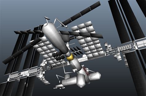 International Space Station 3D Model – Realtime - 3D Models World