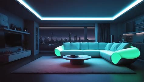 Premium Photo | Neon lights for living rooms or the bedroom