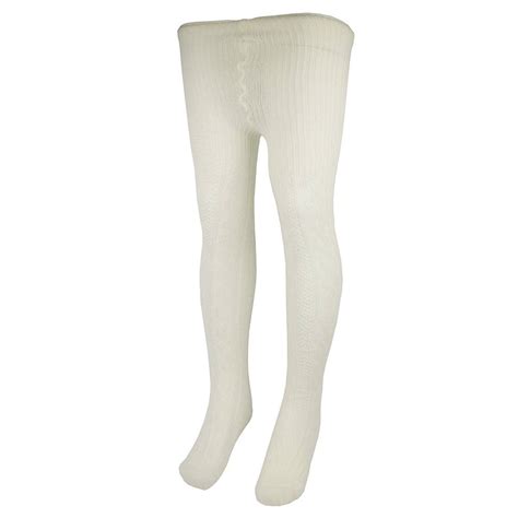 School Apparel A White Cable Knit Tights 400 Merry Mart Uniforms