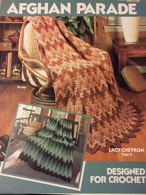 Leisure Arts Afghan Parade Designed For Crochet Patterns Book Etsy Parade Design Crochet