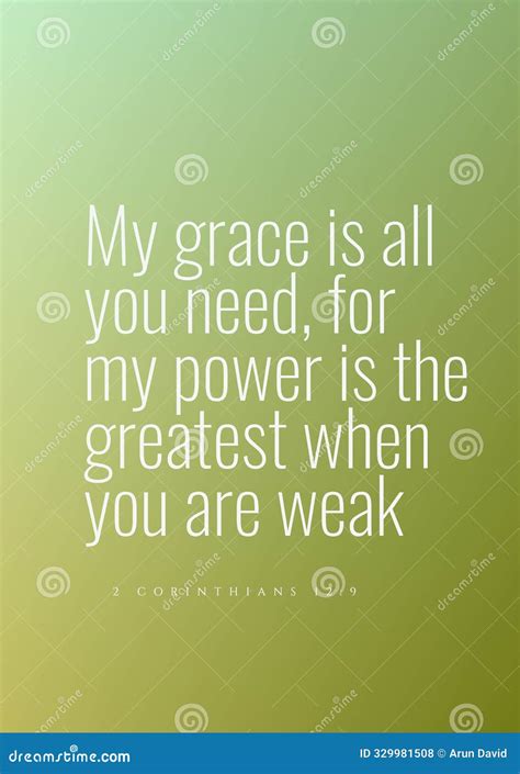 Bible Verses My Grace Is All You Need For My Power Is The Greatest