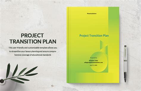 Sample Project Transition Plan Template In PDF Word Google Docs