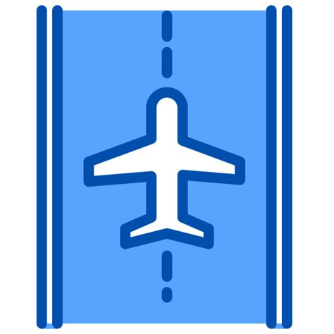 Pista De Aterrizaje Iconos Gratis De Viaje