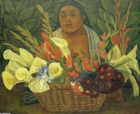 Diego Rivera - Flower Seller 2 | Artistas, Bellas artes, Diego rivera