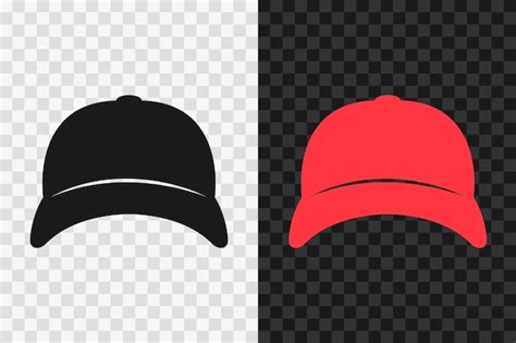 Premium Vector | Baseball cap silhouette