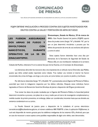 COMUNICADO 358 2023 PDF