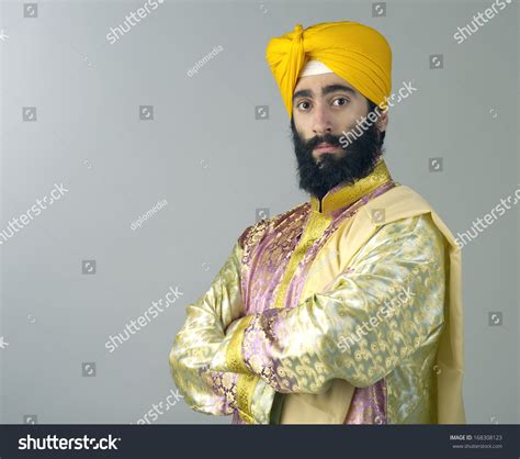 Portrait Indian Sikh Man Bushy Beard Stock Photo 168308123 | Shutterstock