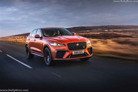 2021 Jaguar F Pace SVR Atacama Orange Stunning HD Photos Videos