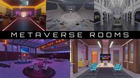 3d Model Collection Metaverse Rooms Vr Ar Low Poly Cgtrader