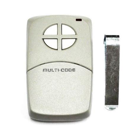 Multi Code 4 Button Remote Control 4140 300 Mhz 10 Dip Switches