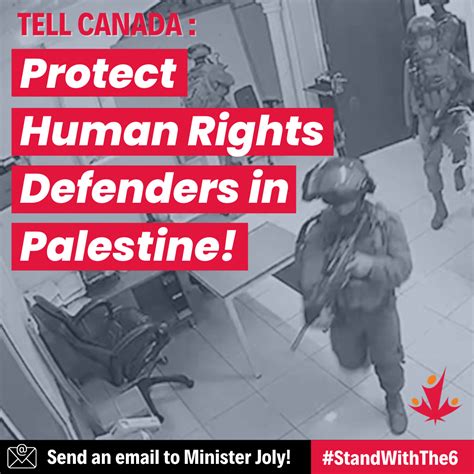 Protect Human Rights Defenders In Palestine