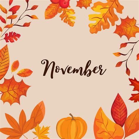 Download November, Nature, Month. Royalty-Free Stock Illustration Image ...