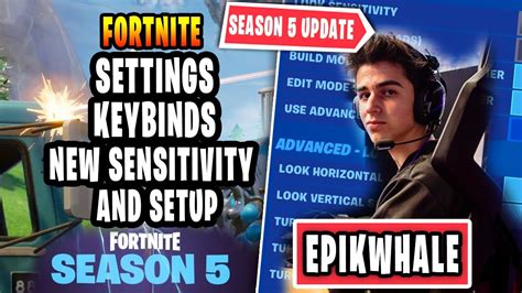 Epikwhale New Fortnite Settings Keybinds Controller Binds Sensitivity