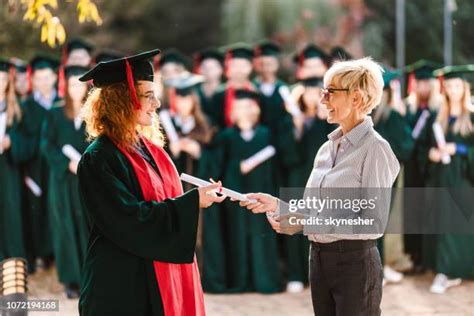 recieving certificate   premium high res pictures getty images