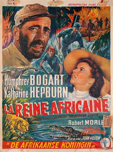 The African Queen Original 1951 Belgian Movie Poster - Posteritati ...