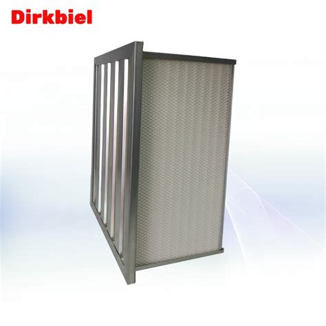 V W Shape Air Flow Filter F8 From China Manufacturer Dongguan