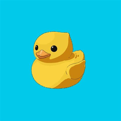 Premium Vector Bath Duck Vector Illustration