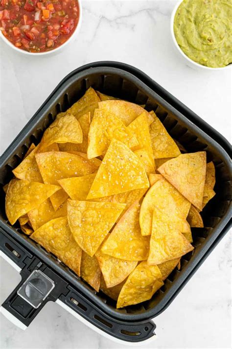 Air Fryer Tortilla Chips So Crispy Recipe Rachel Cooks