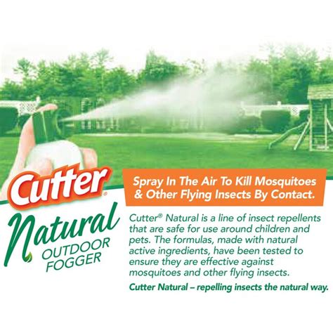 Cutter Essentials Natural Outdoor Fogger 14 Oz Mosquito Killer Aerosol