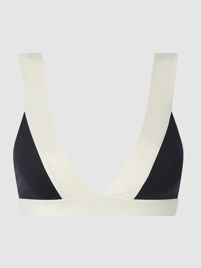 Mymarini Bikini Oberteil In Triangel Form Beidseitig Tragbar Black