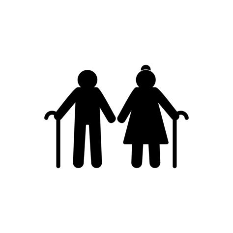 Old Couple Icon 10030525 Vector Art At Vecteezy