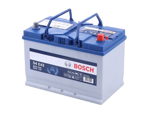 Batterie 0 092 S4E 420 BOSCH 12V 85Ah 800A B01 Batterie Au Plomb BOSCH