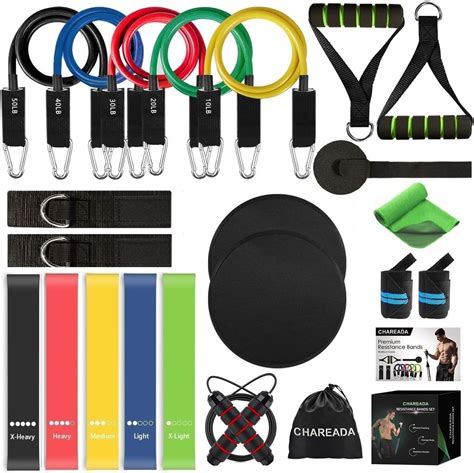 Amazon Pack Resistance Bands Set Workout Bands Stackable