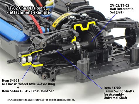 Tamiya Xv 02 Tt 02 Ball Differential Set