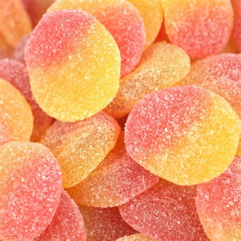 Peach Sweets Fizzy And Sour Flavoured Sweets Flossy Treats