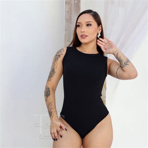 Body Feminino Regata Tecido Anarruga Atoalhado Premium Forro Bory