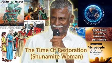 The Time Of Restoration Shunamite Woman Pastor A Samuel Calvary